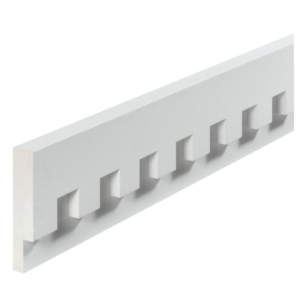 Ekena Millwork 7"W x 2 1/4"T/S x 1 5/8"P, 12' Length, Dentil Fascia Moulding MLD330-12 - main